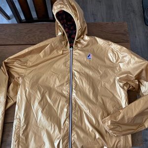 K-Way Gold/Daft Punk reversible windbreaker